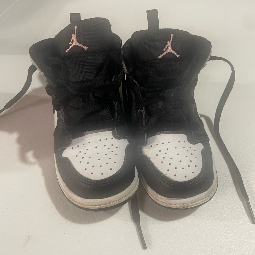 Kids Black and White Sneakers